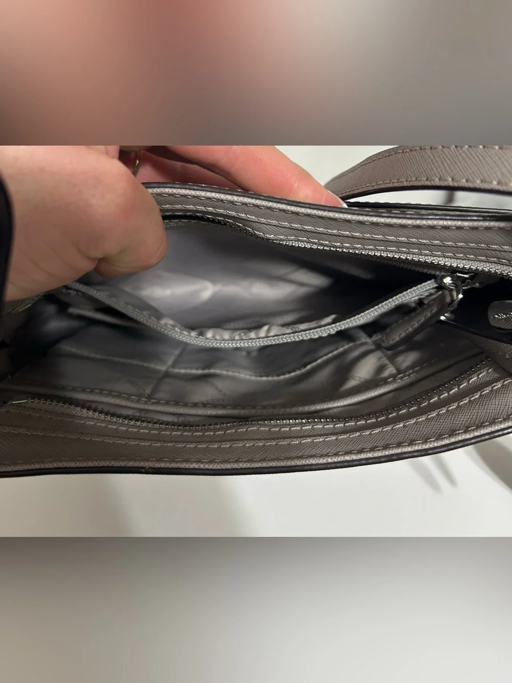 Michael Kors Gray Crossbody